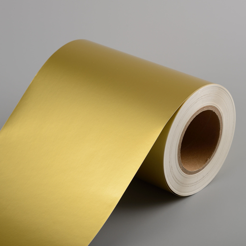 Gold foil adhesive paper
